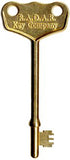 Gold Radar Key Company NKS Toilet Keys